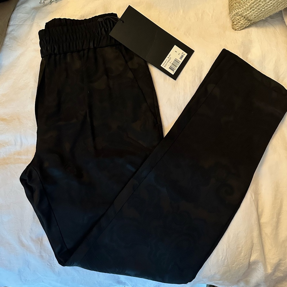 The Kooples Cashmere printed black trousers - Picture 2 of 9